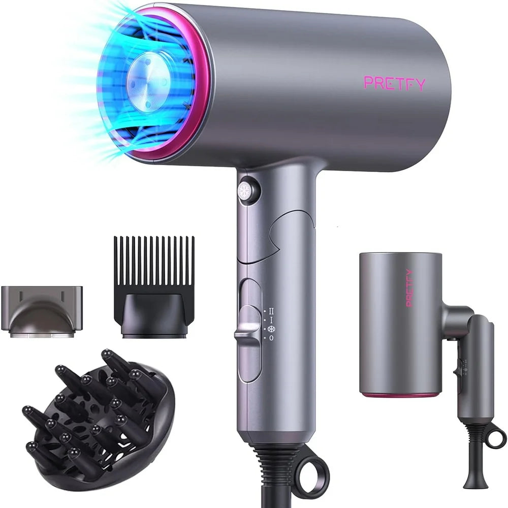 Travel Hair Dryer with Diffuser