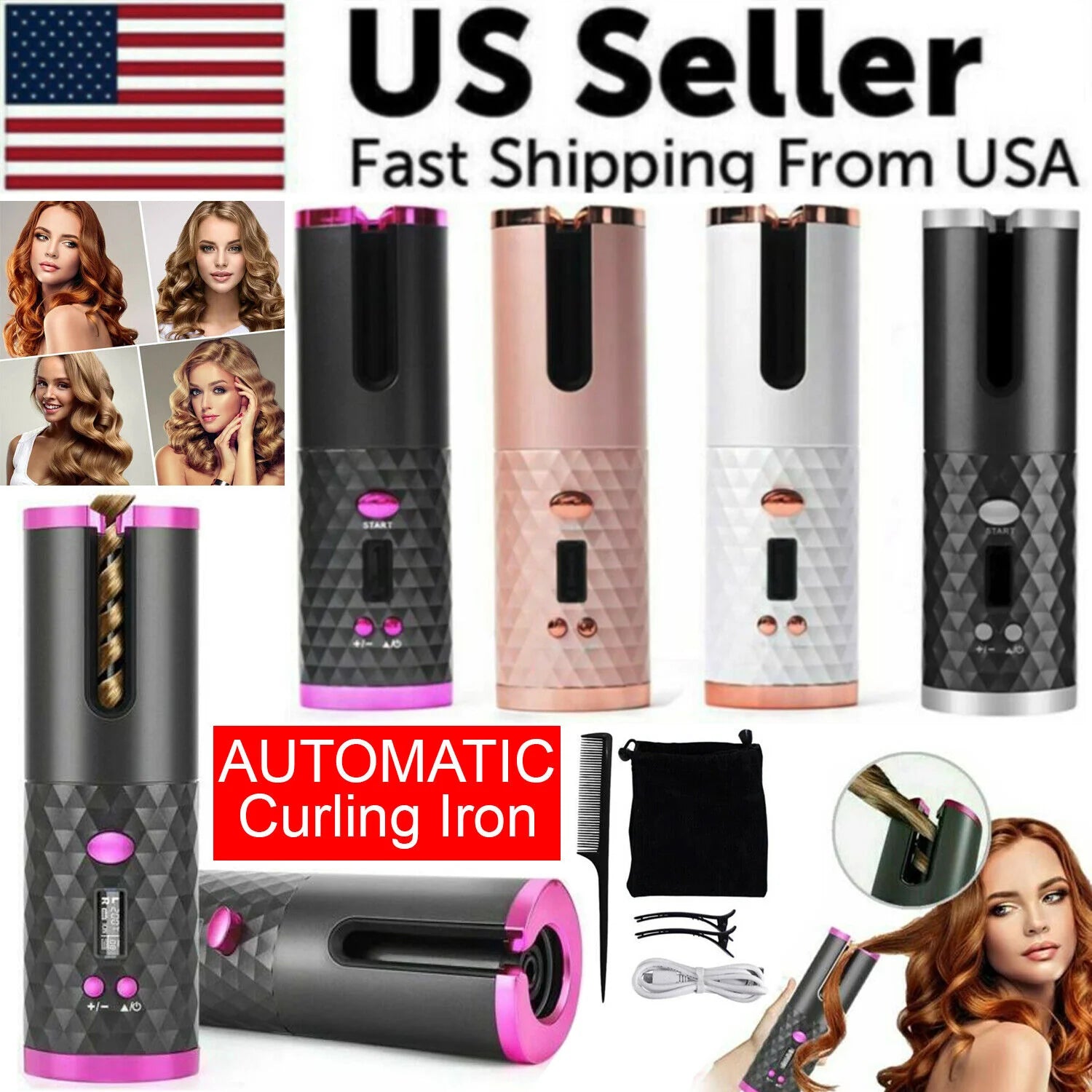 Cordless Hair Curler