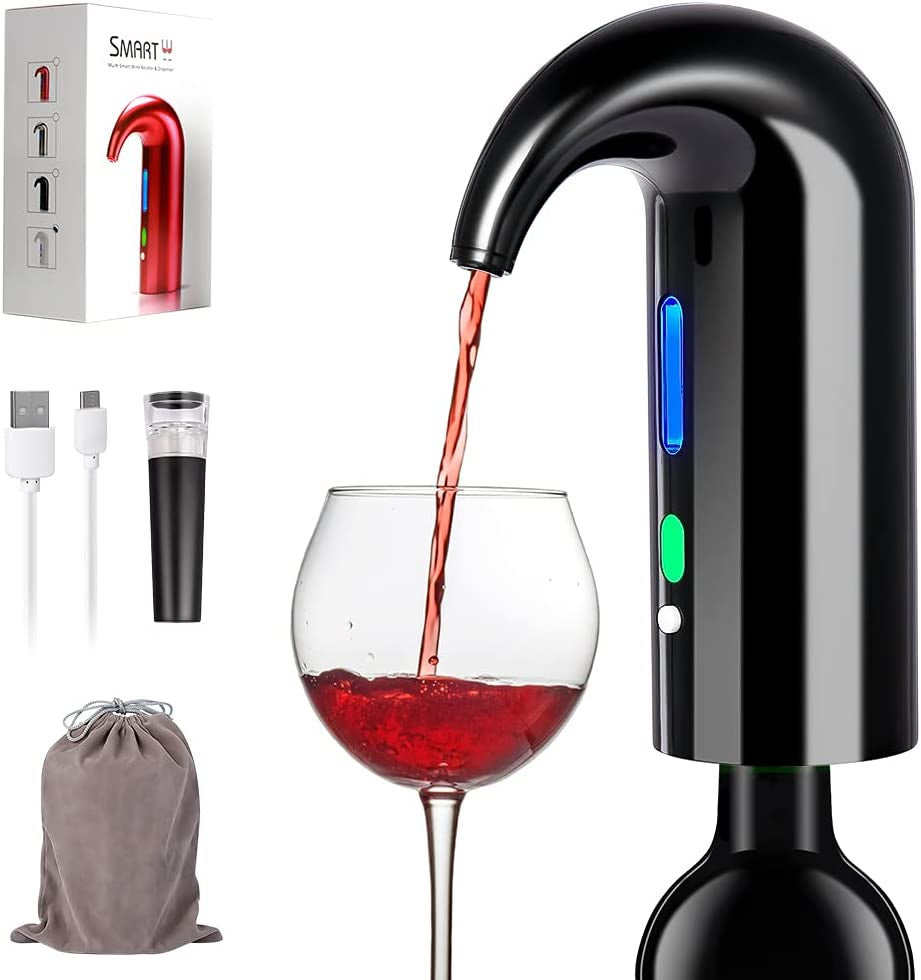 Electric Wine Aerator and Wine Dispenser 